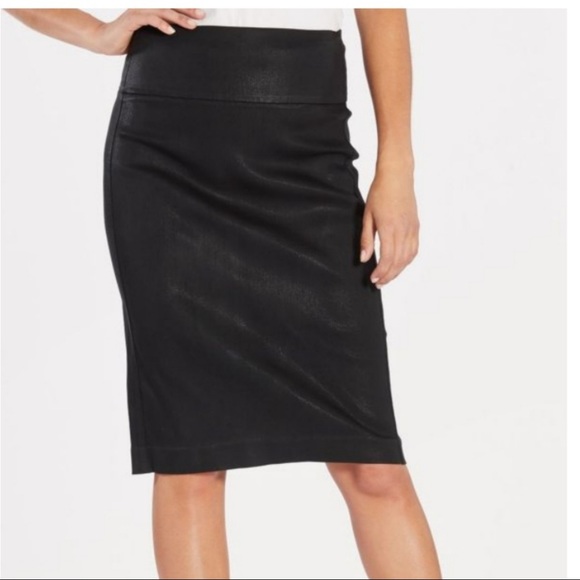 Level 99 Dresses & Skirts - Level 99 Coated Sateen Skirt Size M